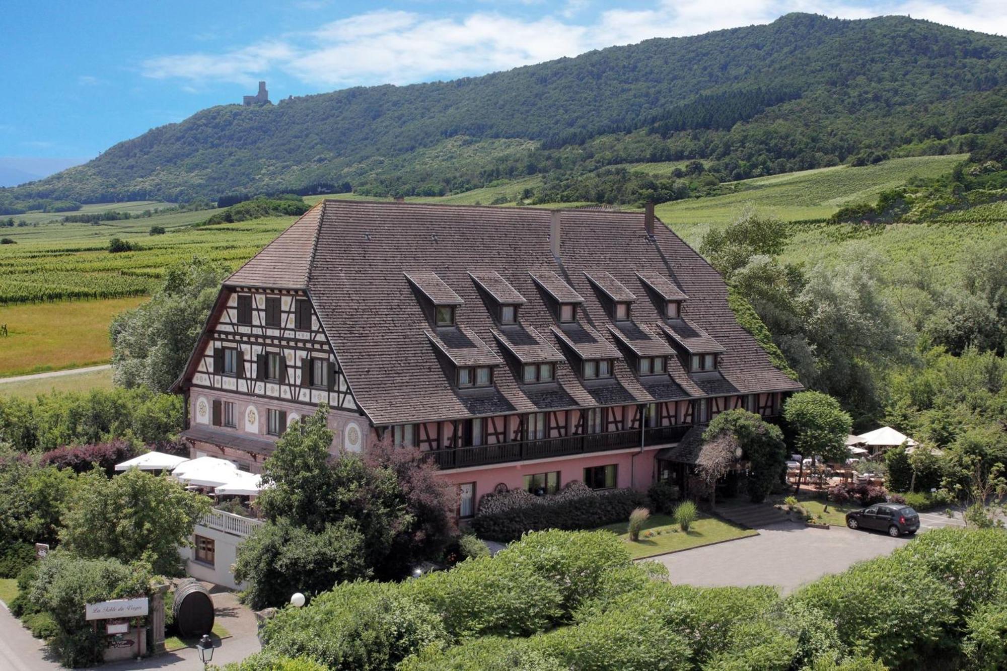 Hotel Restaurant Verger Des Chateaux, Route Des Vins Haut-Koenigsbourg Dieffenthal Esterno foto